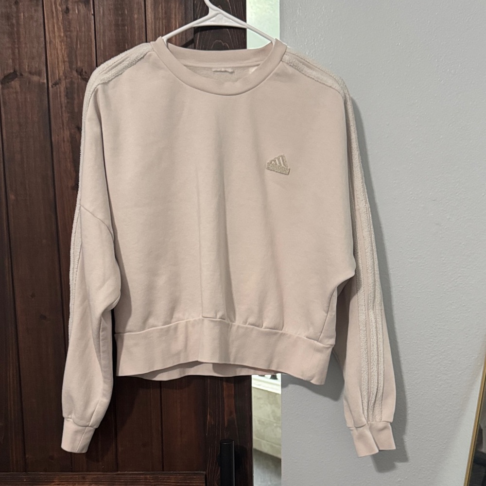 Adidas Beige Pullover with Logo